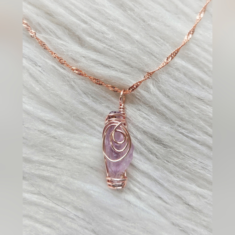 Handcrafted Amethyst Necklace